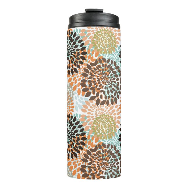 Floral Pattern 6 Thermal Tumbler (Front)