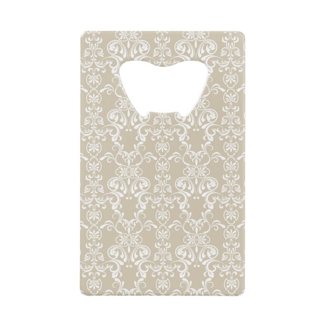 Floral Pattern 6 Wallet Bottle Opener (Front)