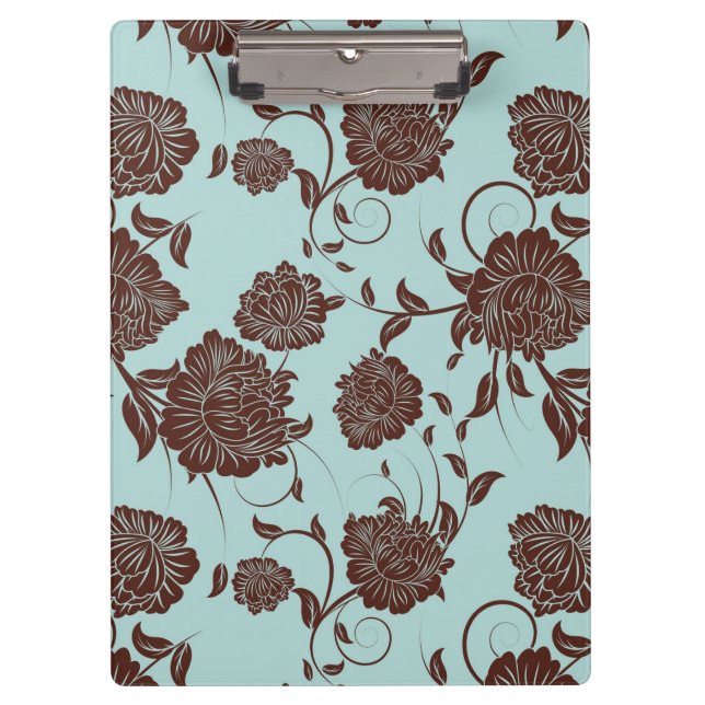 Floral Pattern 7 Clipboard (Front)