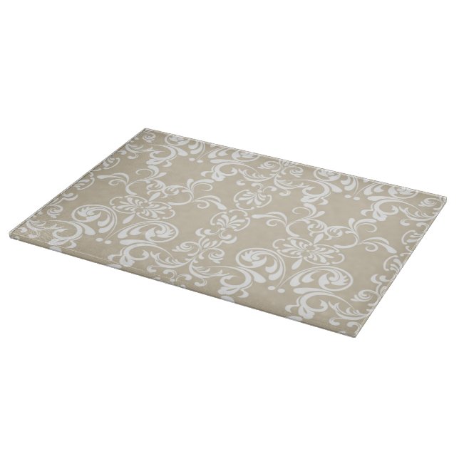 Floral Pattern 7 Cutting Board (Corner)