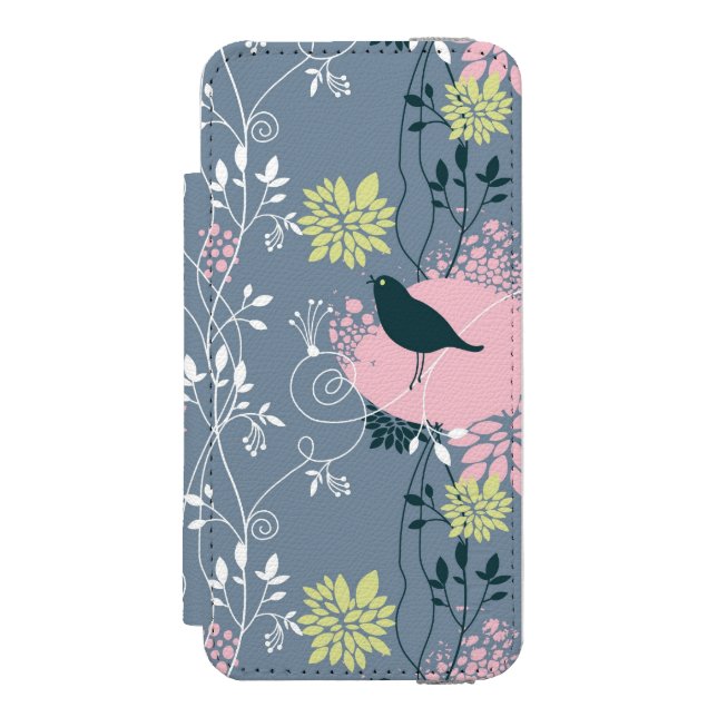 Floral Pattern 8 Incipio iPhone Wallet Case (Folio Front)