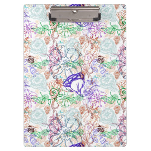 Floral Pattern 9 Clipboard