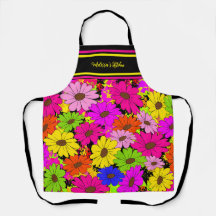 Floral pattern All-Over Print Apron