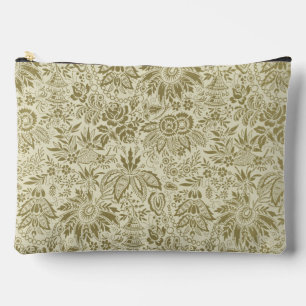 Floral Pattern Antique Damask Paisley Accessory Pouch