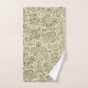 Floral Pattern Antique Damask Paisley Hand Towel