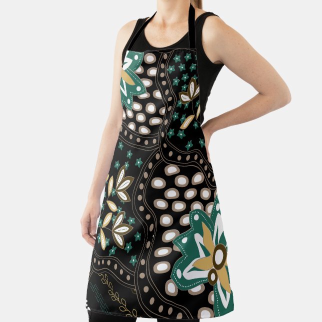 Floral Pattern  Apron (Insitu)