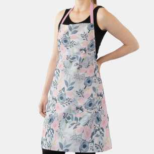 Floral Pattern Apron