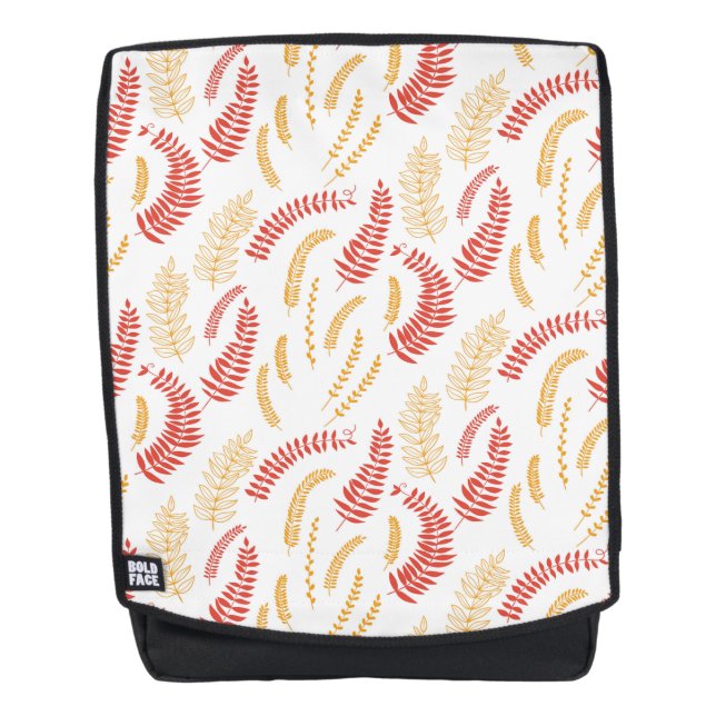 Floral pattern backpack (Front)