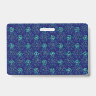 Floral Pattern Badge