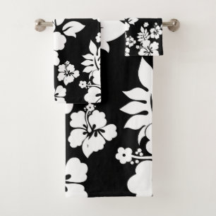 Floral Pattern Bath Towel Set