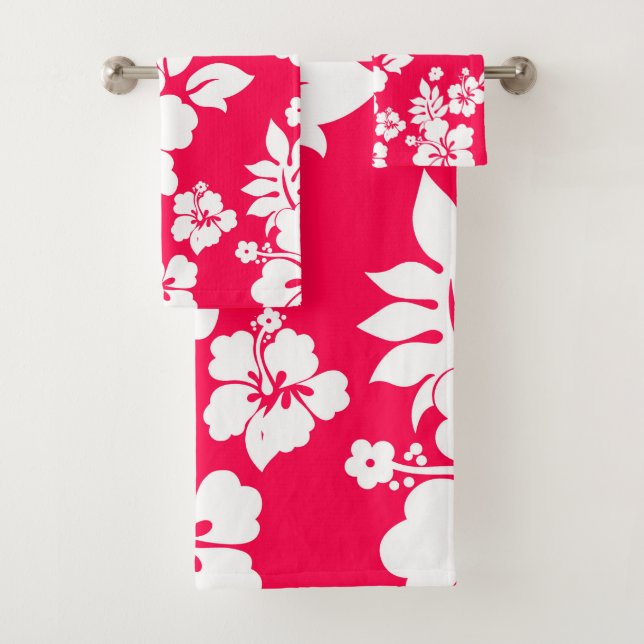 Floral Pattern Bath Towel Set (Insitu)