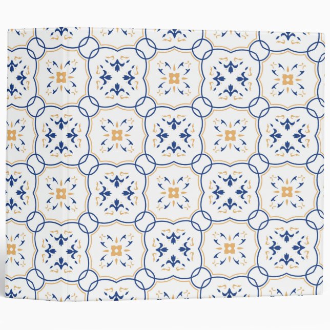 Floral Pattern Binder (Front/Spine)