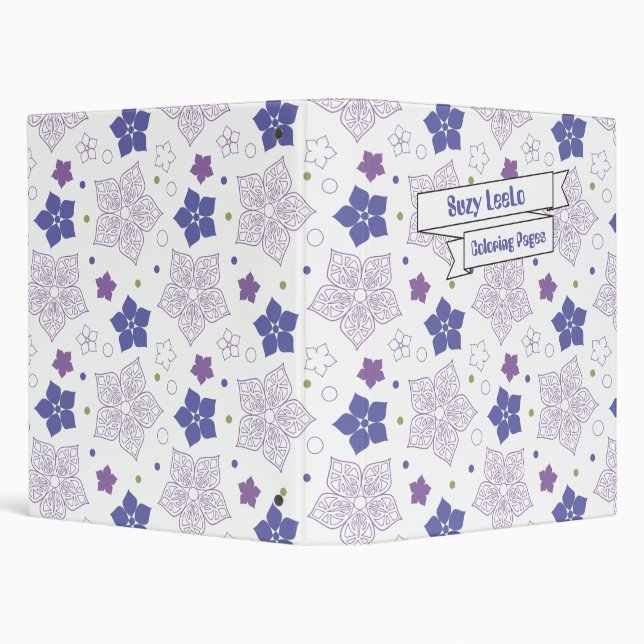 Floral Pattern Binder (Background)