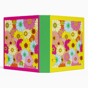floral pattern binder