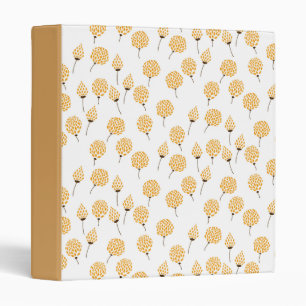 Floral pattern binder