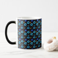 Floral pattern blue flowers