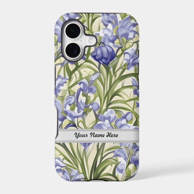 Floral Pattern Bluebell Flowers (Back)