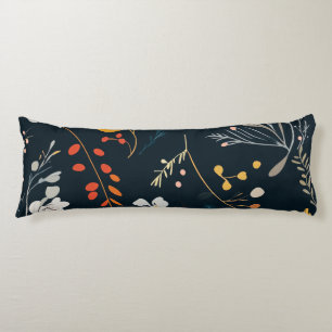 Floral Pattern Body Pillow