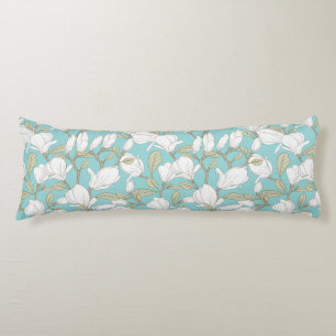 Floral Pattern Body Pillow