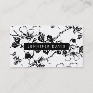 Floral Pattern Business Card