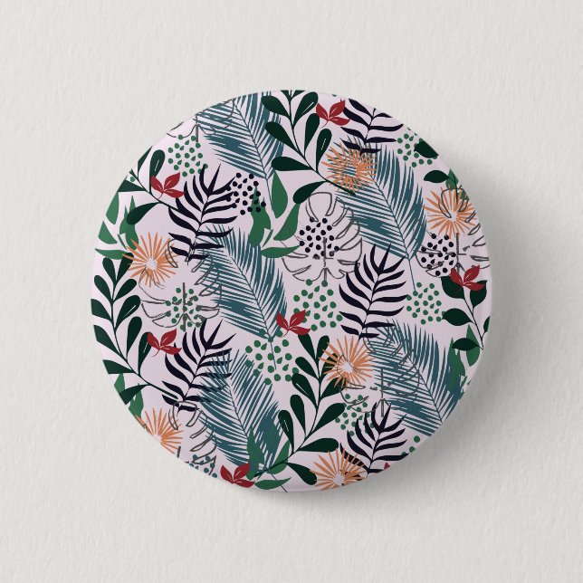 Floral pattern Button (Front)