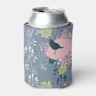 Floral Pattern Can Cooler