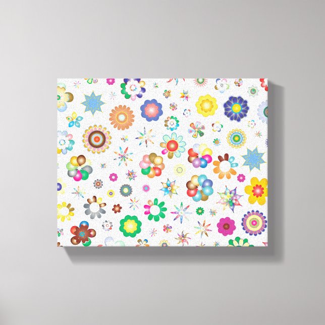 Floral Pattern Canvas Print (Front)