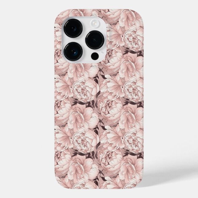 Floral Pattern Case-Mate iPhone Case (Back)