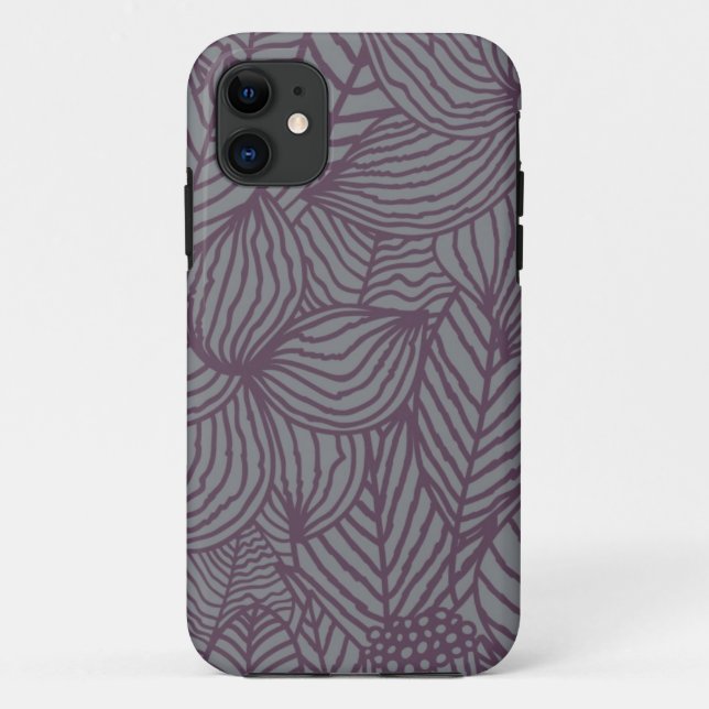 Floral Pattern Case-Mate iPhone Case (Back)