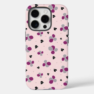 Floral pattern iPhone 16 pro case
