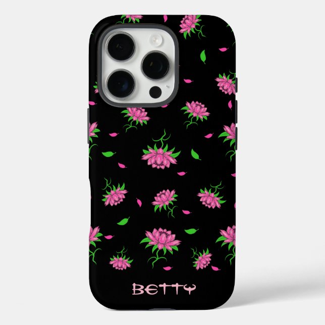 Floral pattern Case-Mate iPhone case (Back)