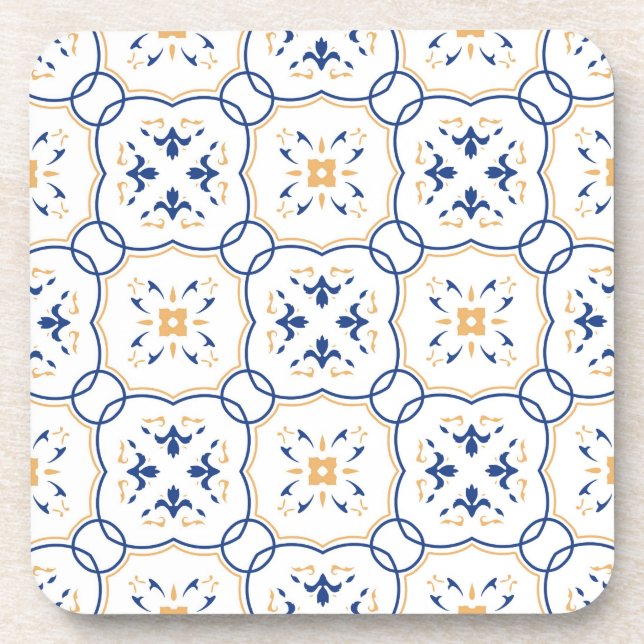 Floral Pattern Coaster (Front)