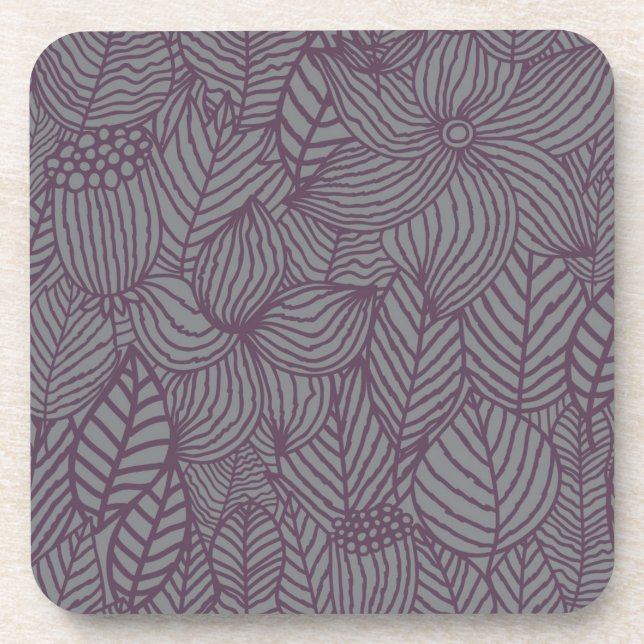 Floral Pattern Coaster (Front)