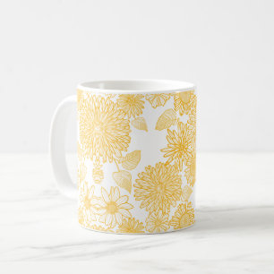 Floral Pattern Coffee Mug