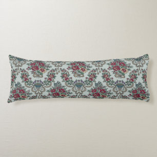 Floral Pattern Colourful Trendy Flowers and Leaves Body Pillow