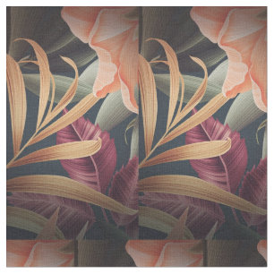 Floral pattern cotton fabric