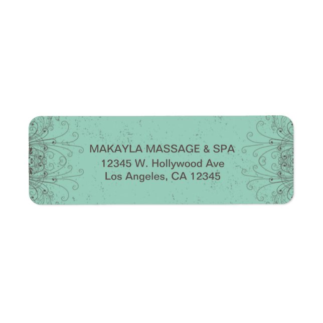 Floral Pattern Damask Elegant Modern Classy Retro (Front)
