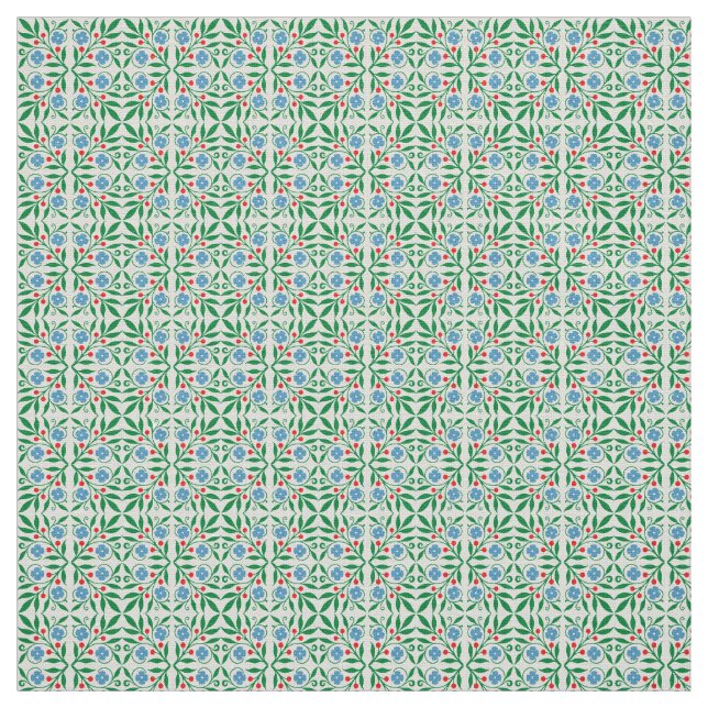 Floral pattern fabric (Swatch)