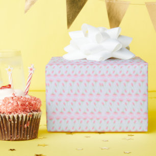 Floral Pattern Fabric Wrapping Paper