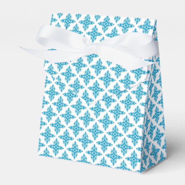Floral Pattern Favor Box (Front Side)