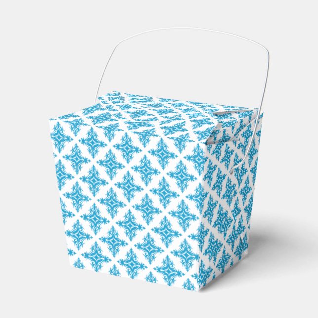 Floral Pattern Favor Box (Front Side)