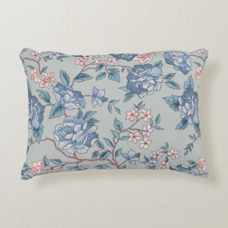 Floral pattern. Flower seamless background. Flouri Accent Pillow