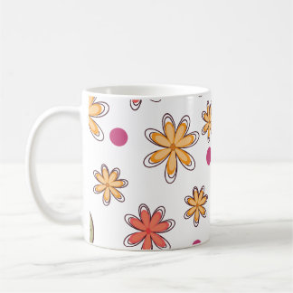 floral pattern flowers floral design botanical flo coffee mug