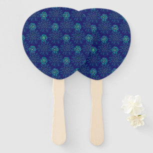 Floral Pattern Hand Fan