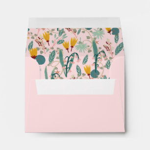 Floral Pattern handmade Spring Garden Chic Custom Envelope