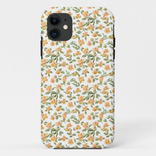 Floral Pattern Honeysuckle Flowers iPhone 11 Case