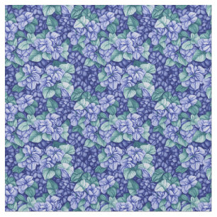 Floral Pattern - Hydrangea Flowers Fabric