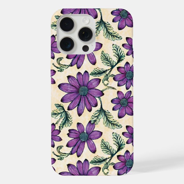 Floral Pattern I iPhone Case (Back)
