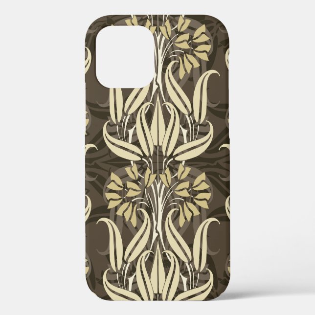 floral pattern in modern style Case-Mate iPhone case (Back)