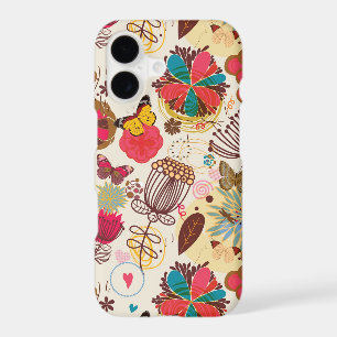 Floral pattern in retro style 4